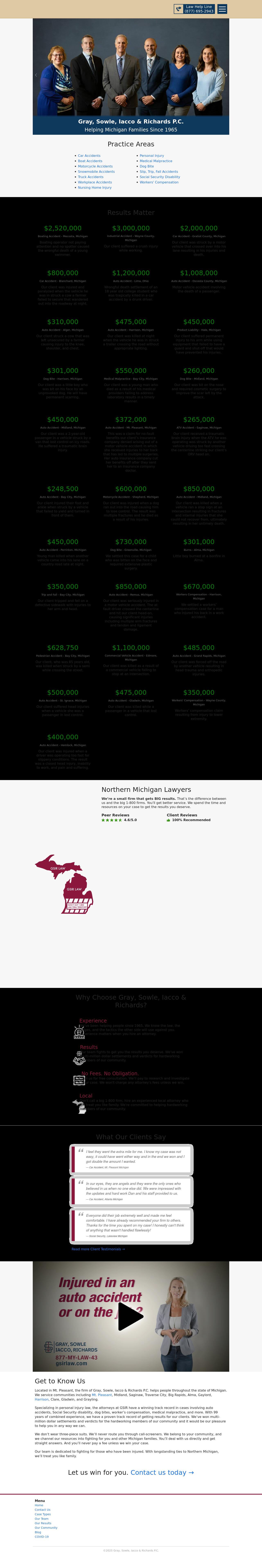 Gray Sowle & Iacco, PC - Mt. Pleasant MI Lawyers