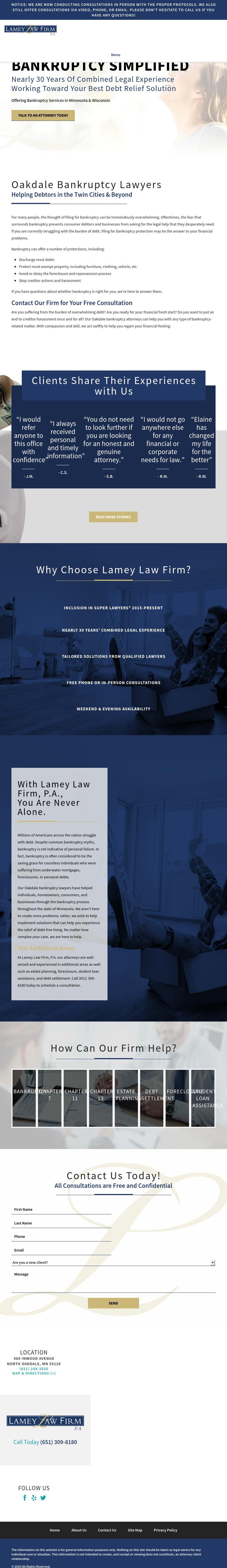 Lamey Law Firm - Oakdale MN Lawyers